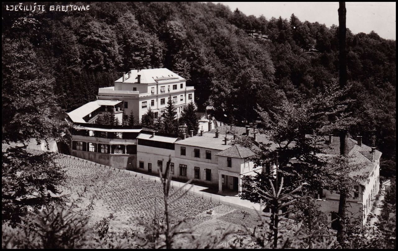 Sljeme. Lječilište Brestovac 1941. godine